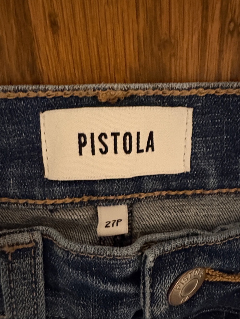 Pistola womens Monroe Crop High Rise Cigarette Jean size 27p - Picture 2 of 4